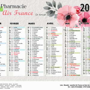Calendrier Muraux recto-verso - A personnaliser