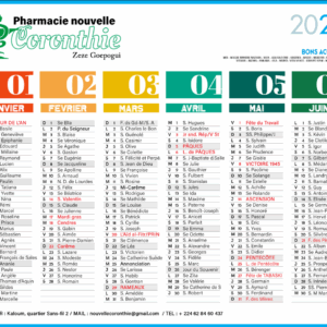 Calendrier Muraux recto-verso - A personnaliser