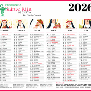 Calendrier Muraux recto-verso - A personnaliser