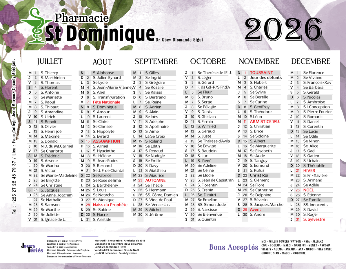 Calendrier Muraux recto-verso - A personnaliser – Image 4