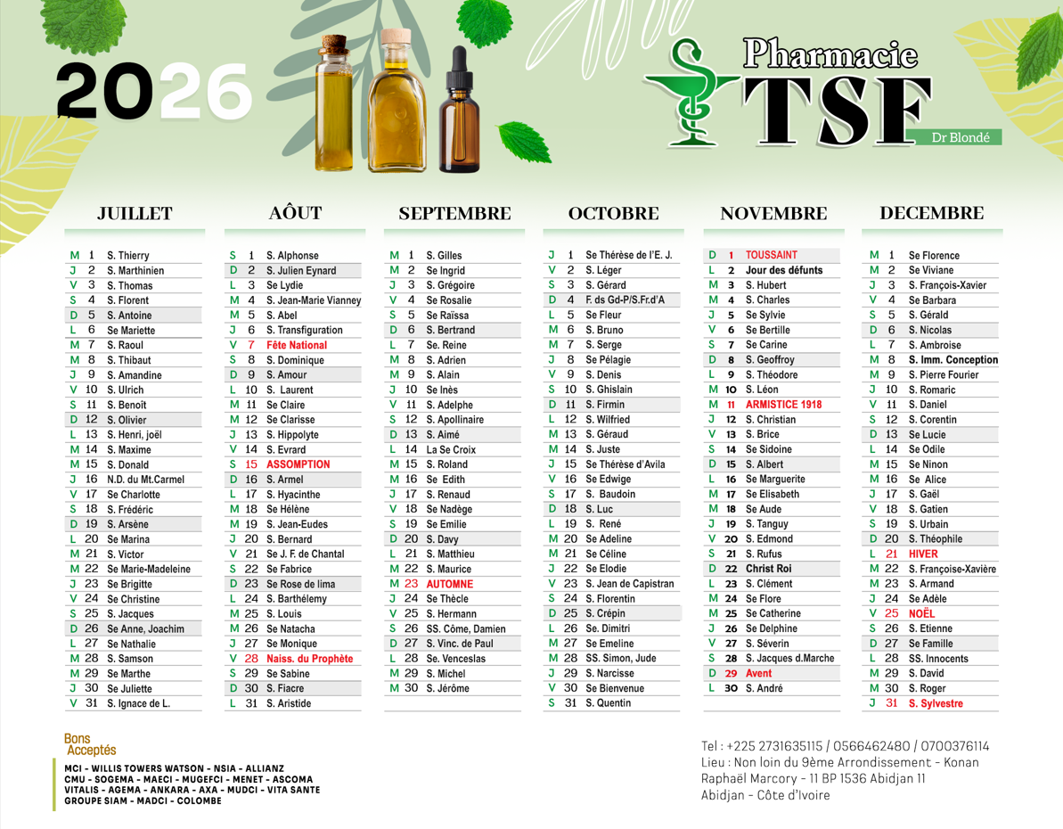 Calendrier Muraux recto-verso - A personnaliser