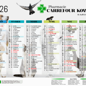Calendrier Muraux recto-verso - A personnaliser