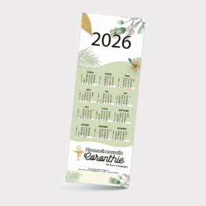 Calendrier vertical - A personnaliser
