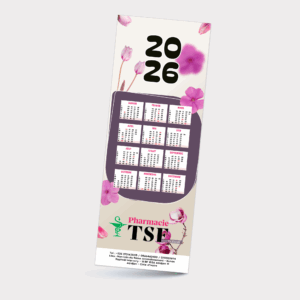 Calendrier vertical - A personnaliser